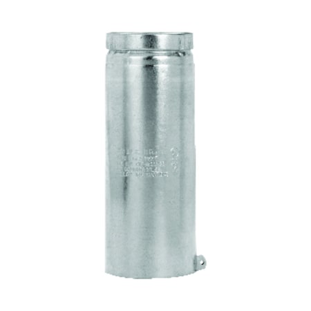 Selkirk Selkirk 3 in. D X 12 in. L Aluminum Round Gas Vent Pipe 183082